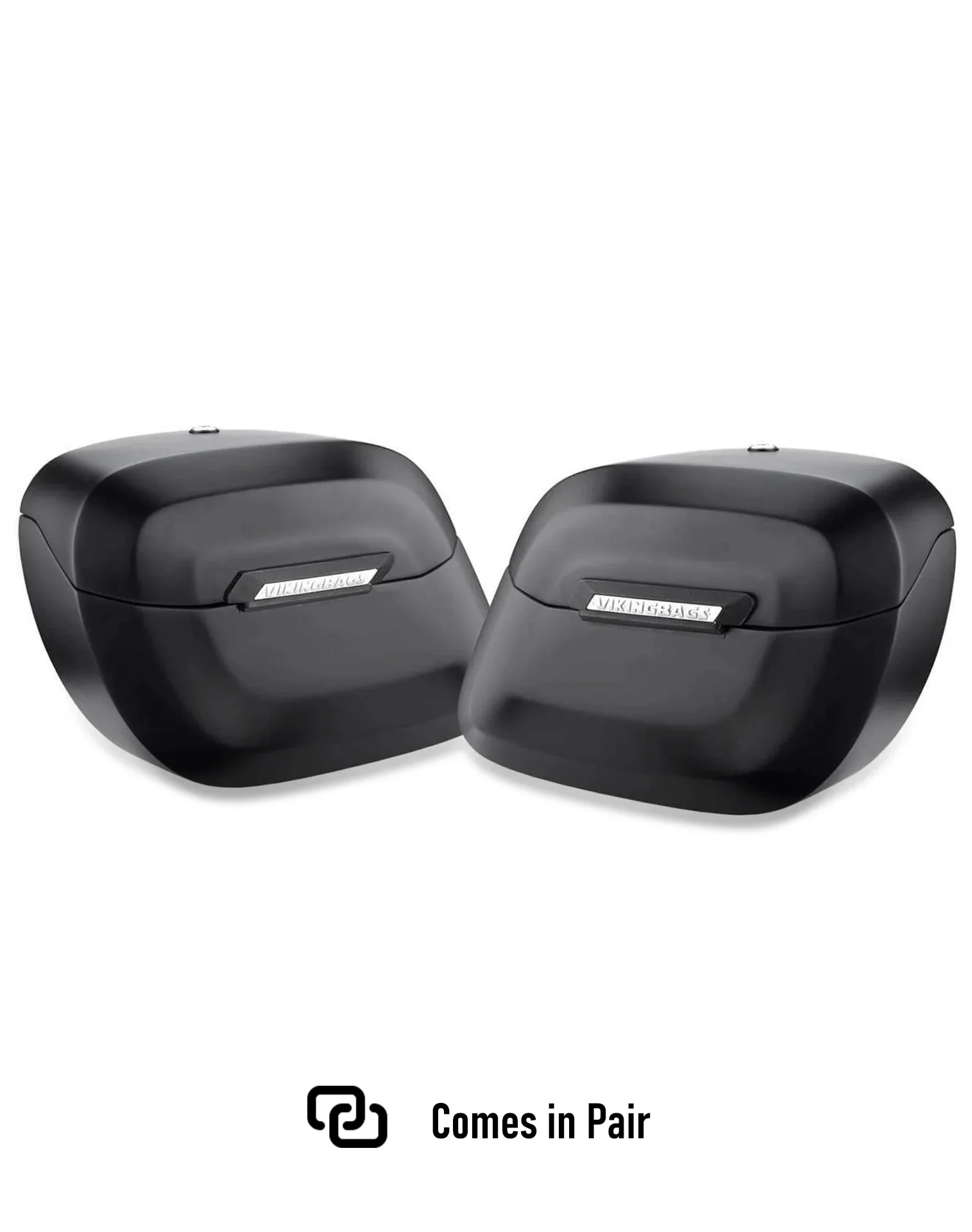 40L - Lamellar Raven Extra Large Victory Jackpot Matte Hard Saddlebags - Image 5