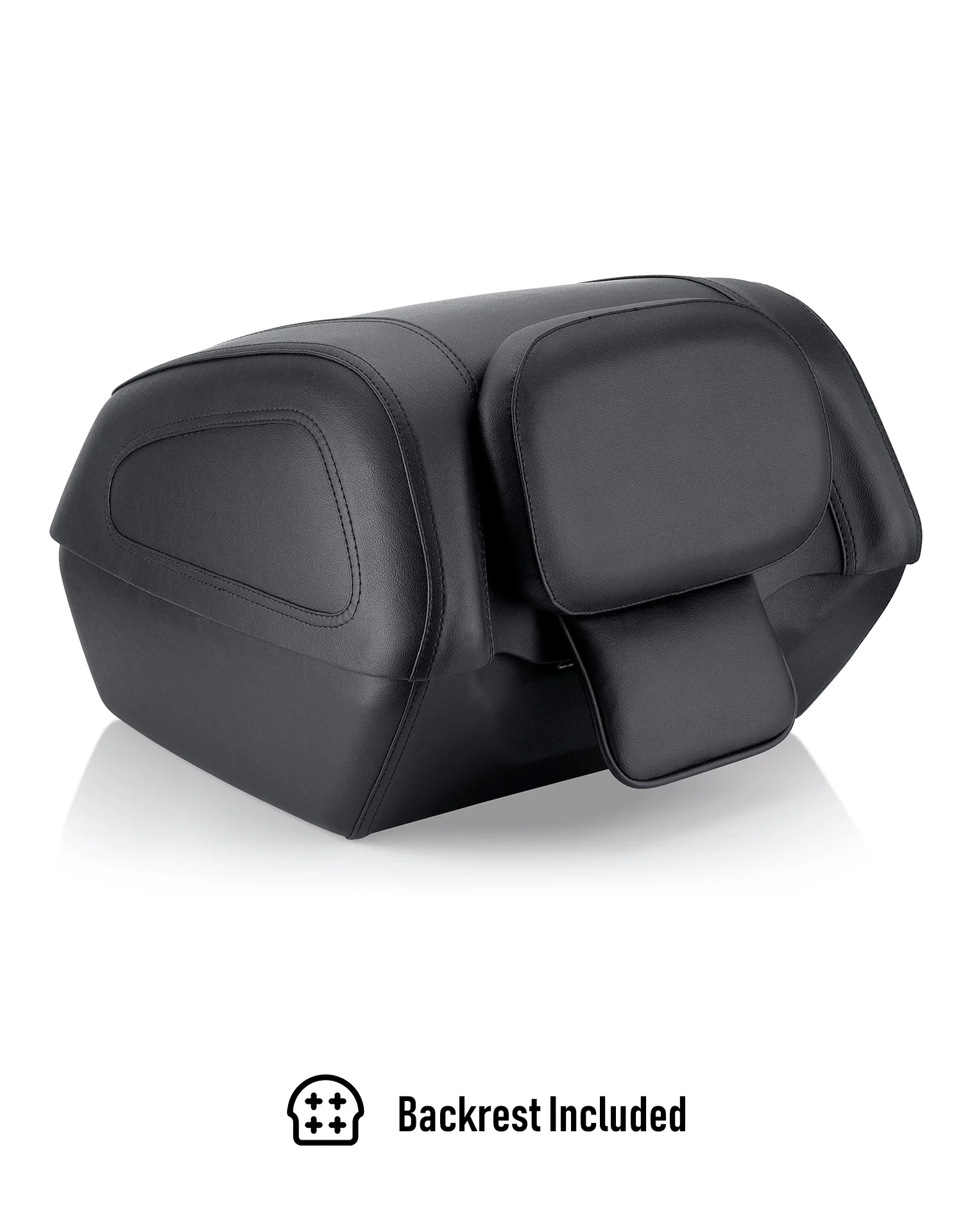 42L - Challenger XL Leather Wrapped Hard BMW Motorcycle Trunk - Image 9