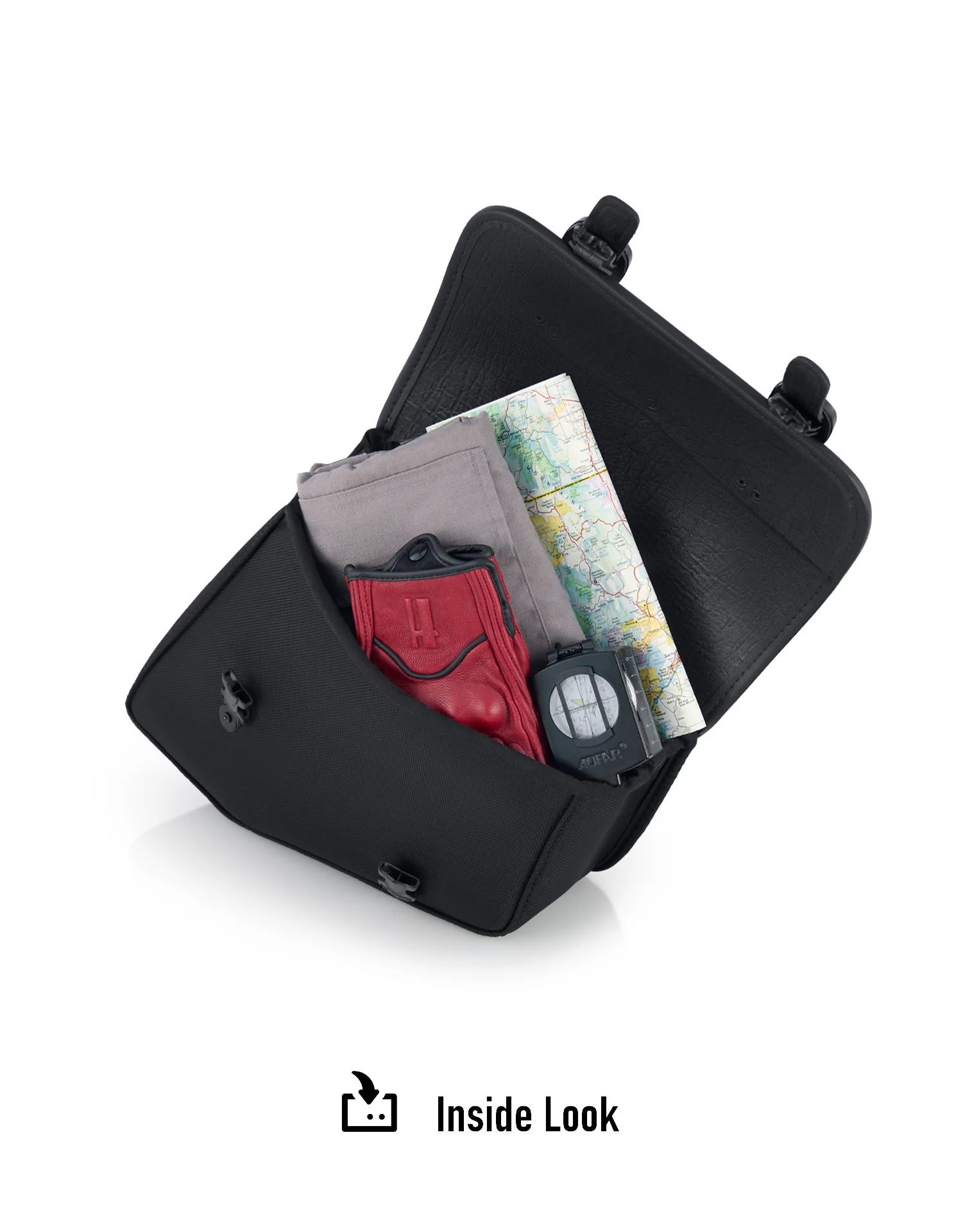 8L - Pony Indian Scout Leather Saddlebags - Image 6