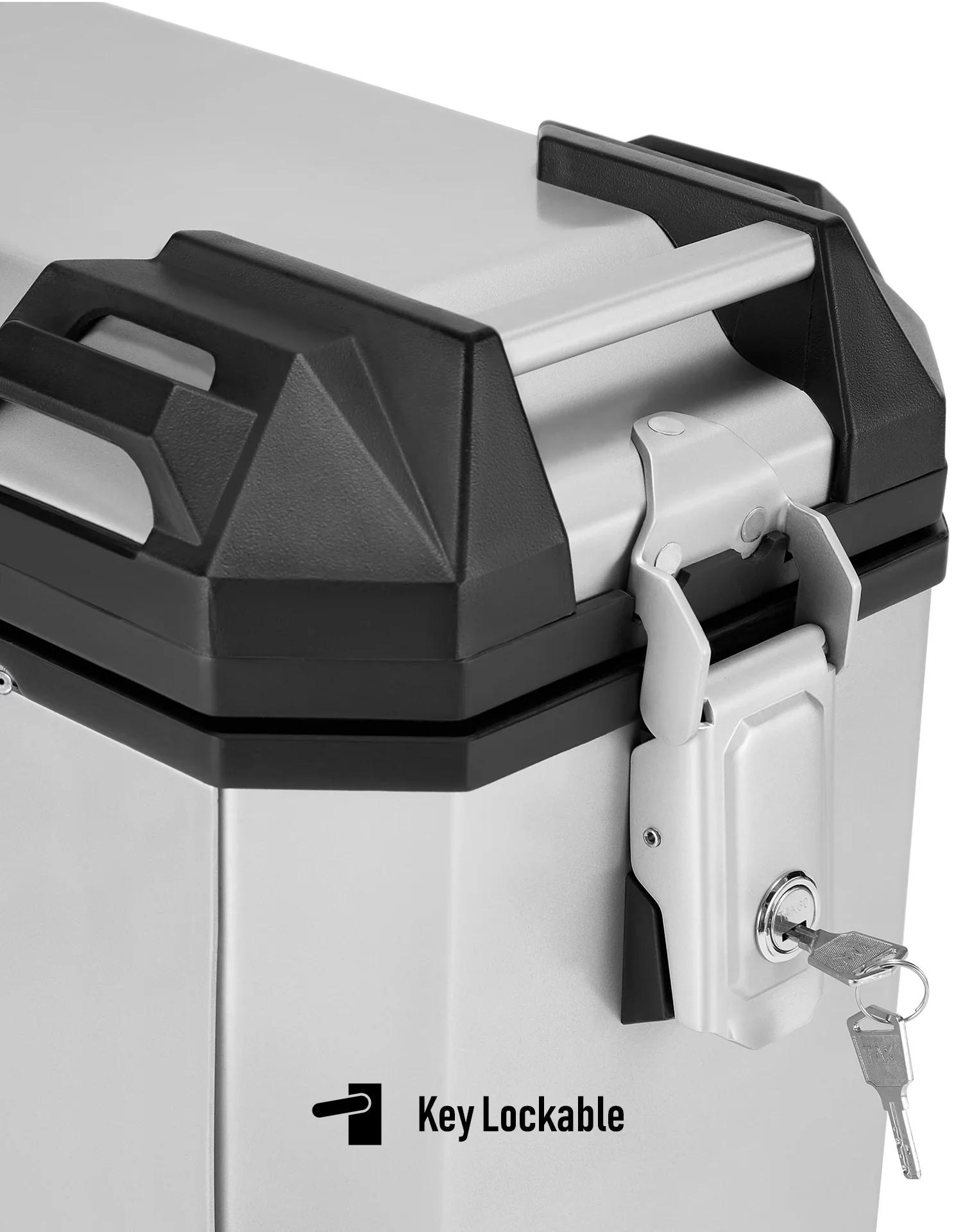 45L - Apex XL BMW F 850 GS Aluminum Side Cases Silver - Image 15