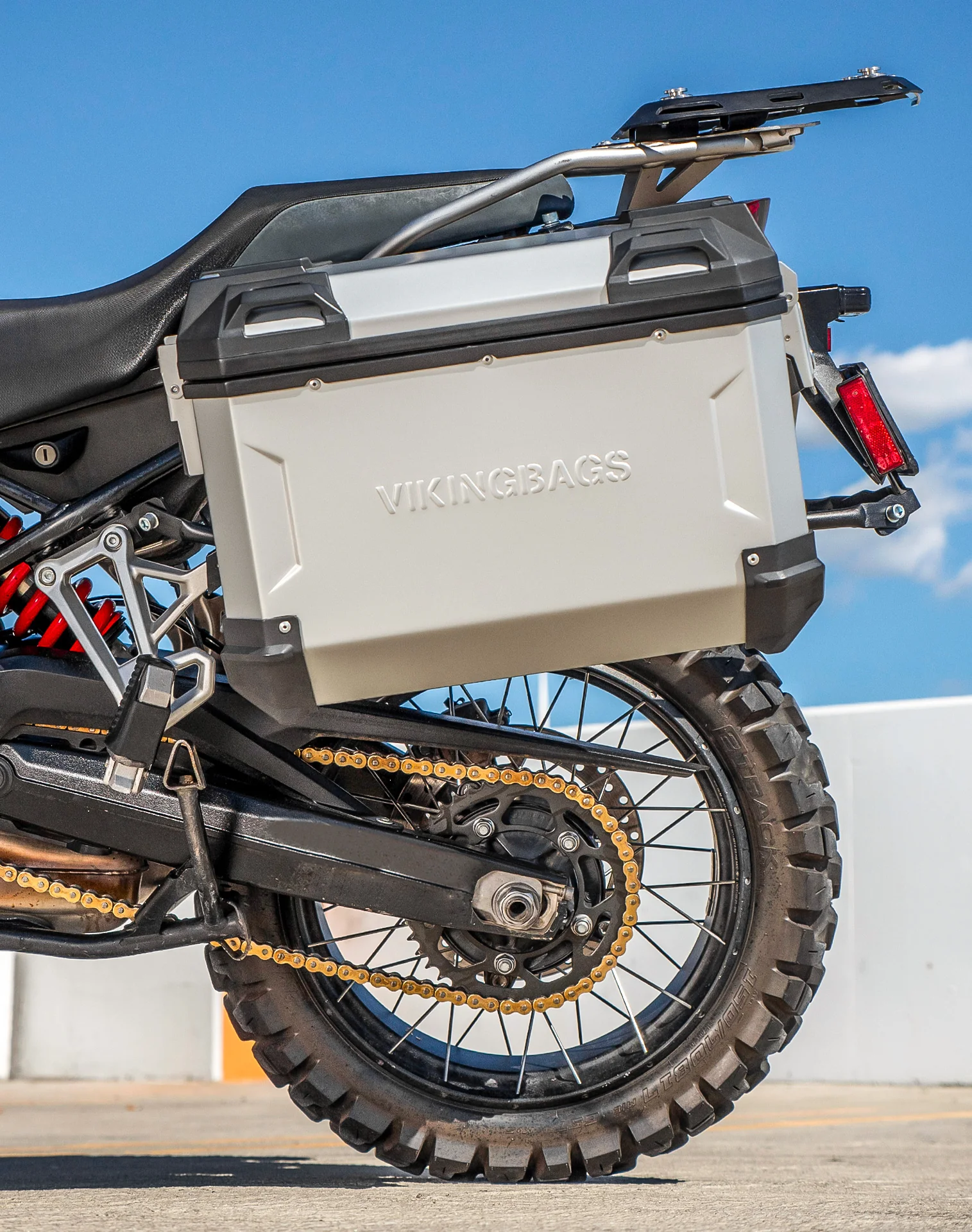 45L - Apex XL BMW F 850 GS Aluminum Side Cases Silver - Image 4