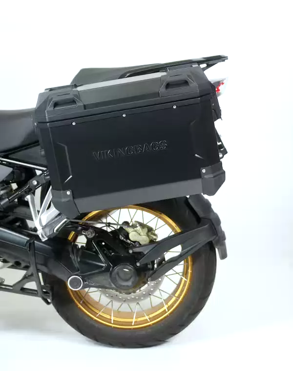 45L - Apex XL Suzuki V-Strom 1050 Aluminum Side Cases Black - Image 8