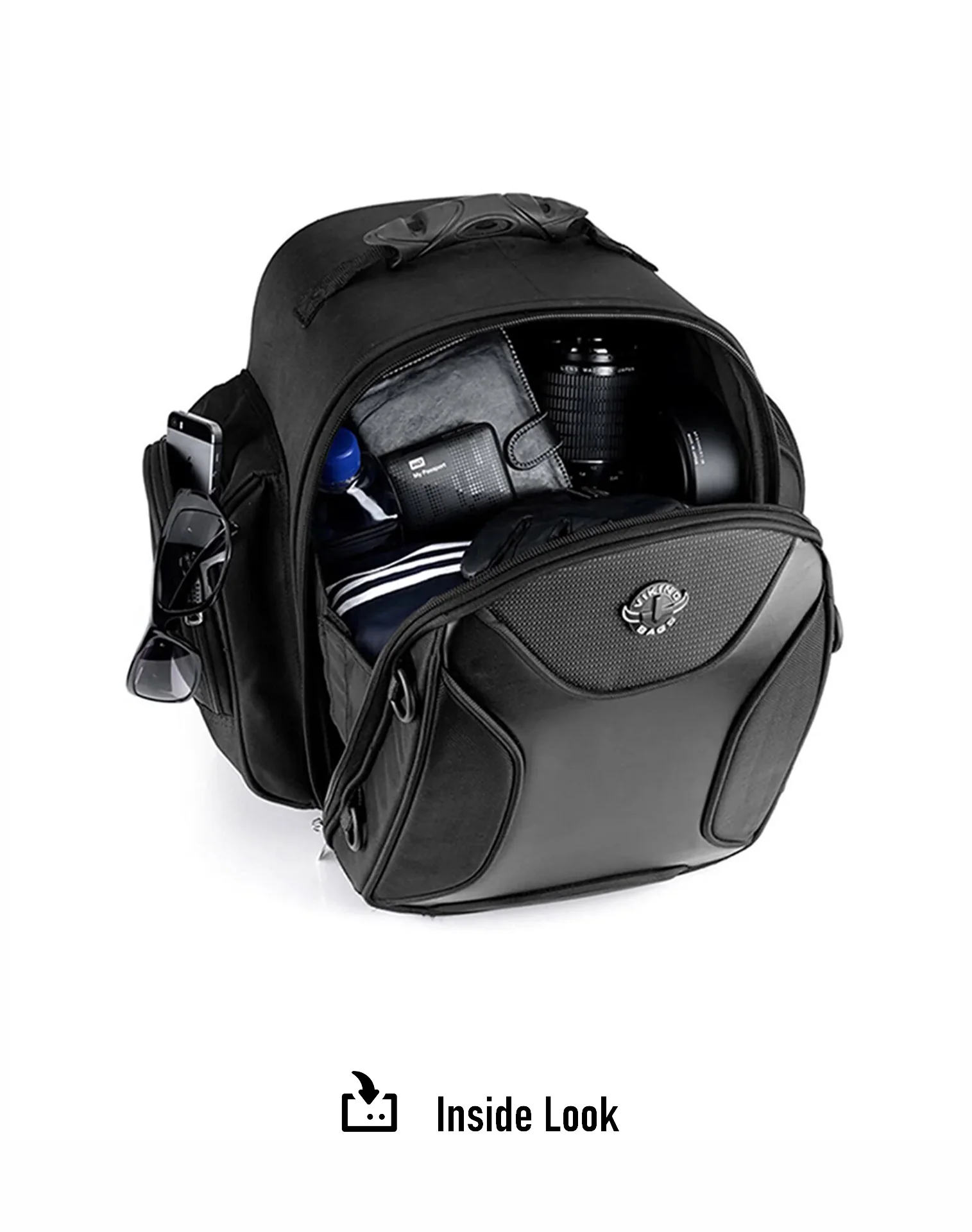 27L - Dagr Large Motorcycle Sissy Bar Bag for Harley Davidson - Image 6