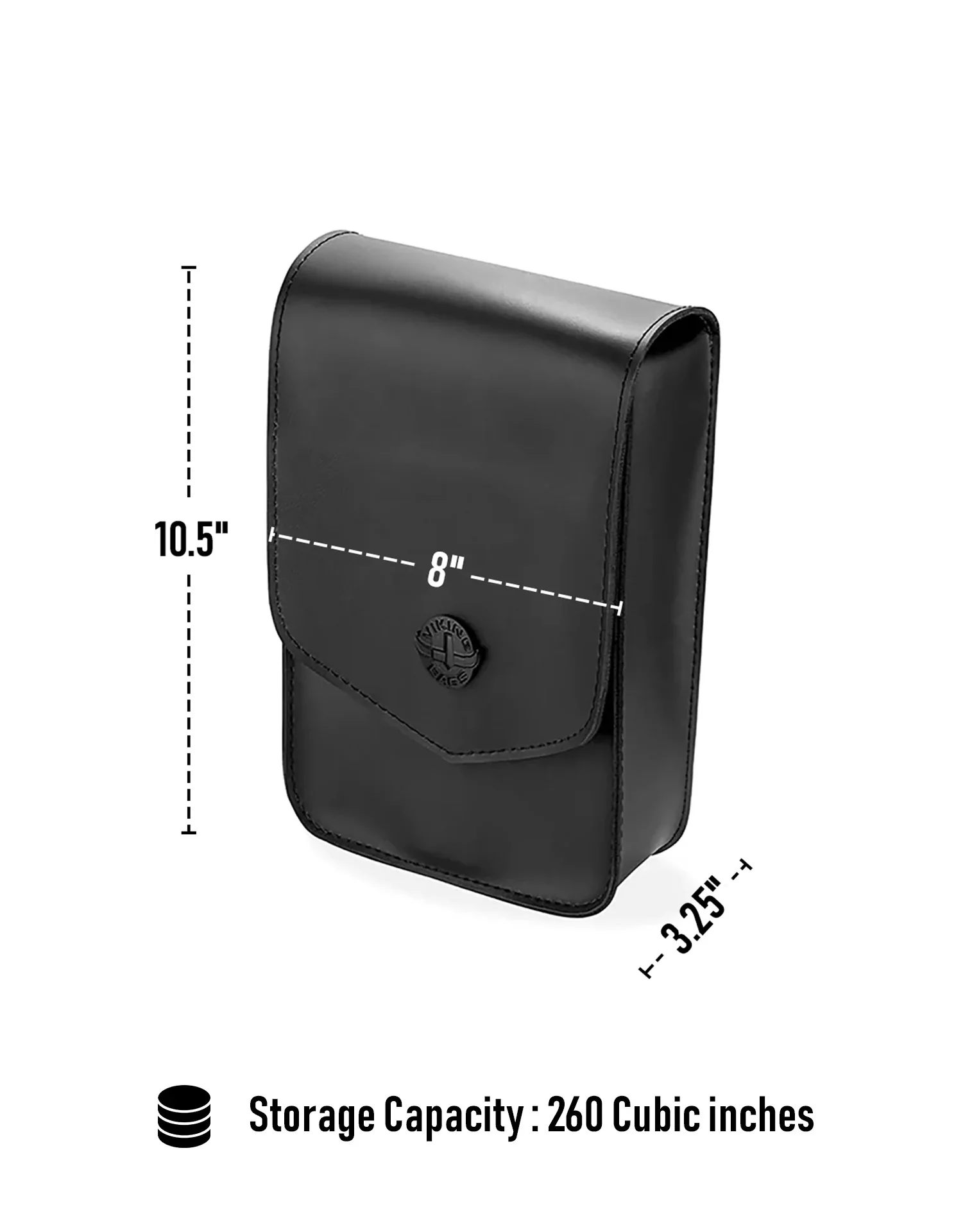 4L - Dark Age Small Motorcycle Sissy Bar Bag for Harley Davidson - Image 5
