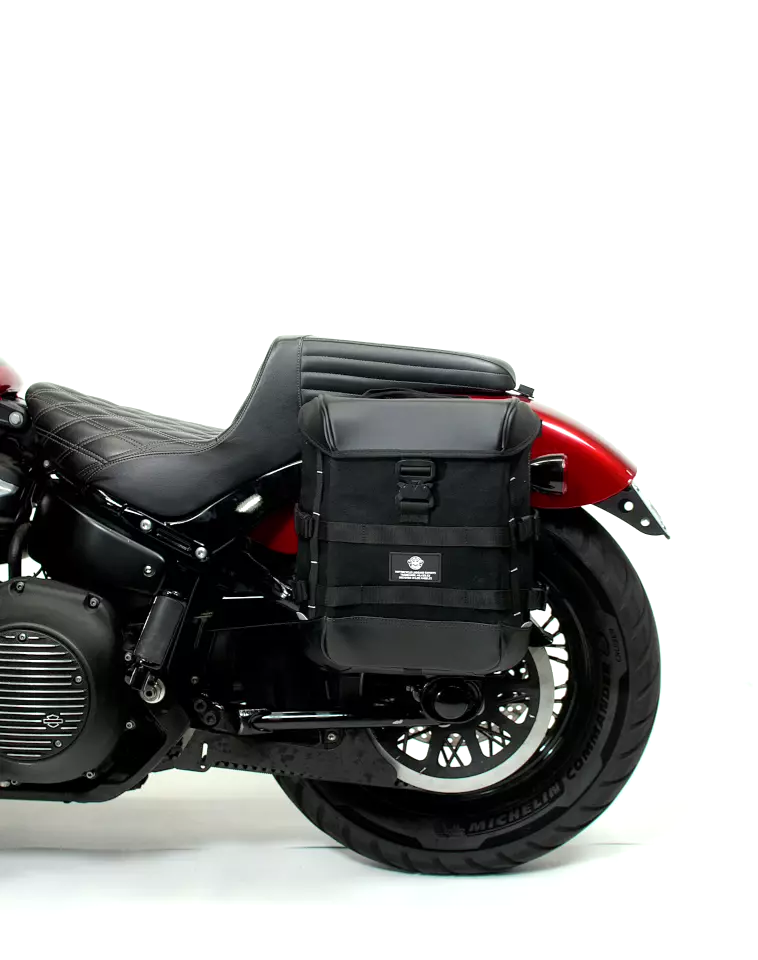 15L - Incognito Quick Mount Medium Solo Motorcycle Saddlebag (Left Only) for Harley Softail Standard FXST - Image 10