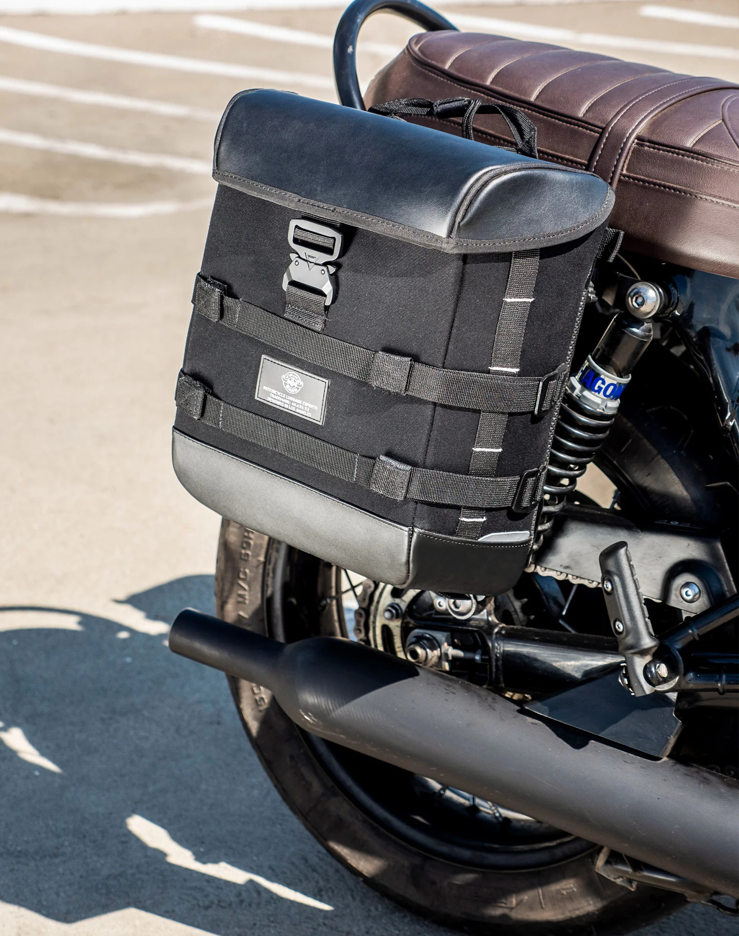 15L - Incognito Quick Mount Medium Triumph Bonneville T100 Solo Motorcycle Saddlebag (Right Only) - Image 4