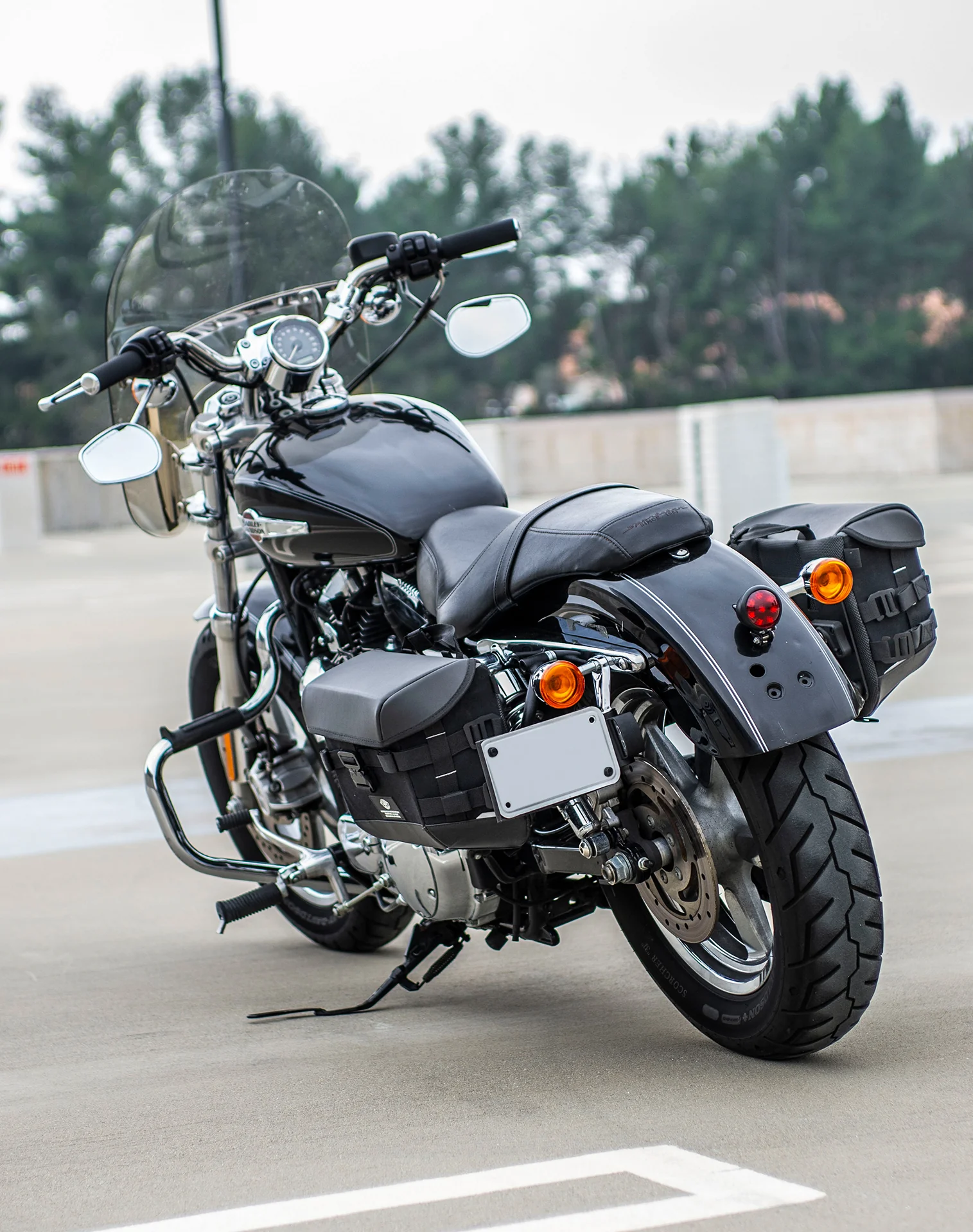 10L - Incognito Quick Mount Small Solo Motorcycle Saddlebag (Left Only) for Harley Sportster 1200 Custom XL1200C/XLH1200C/XL50 - Image 3