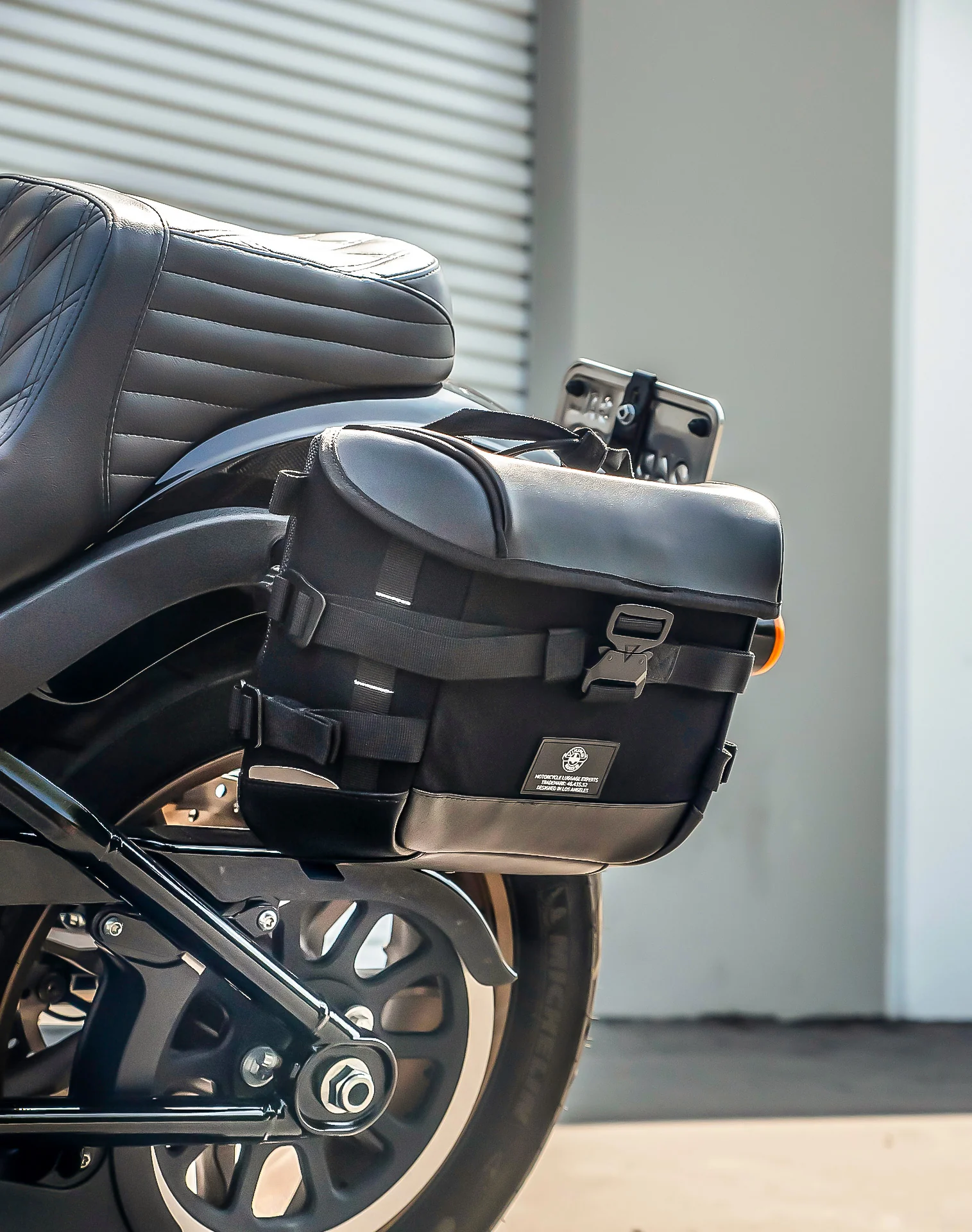 10L - Incognito Quick Mount Small Solo Saddlebag (Left Only) for Harley Softail Low Rider ST FXLRST - Image 4