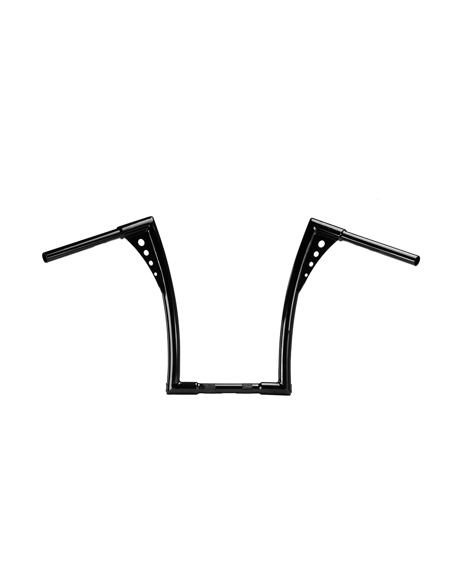 Viking Iron Born 12" Handlebar For Harley Dyna Fat Bob FXDF Gloss Black - Image 4