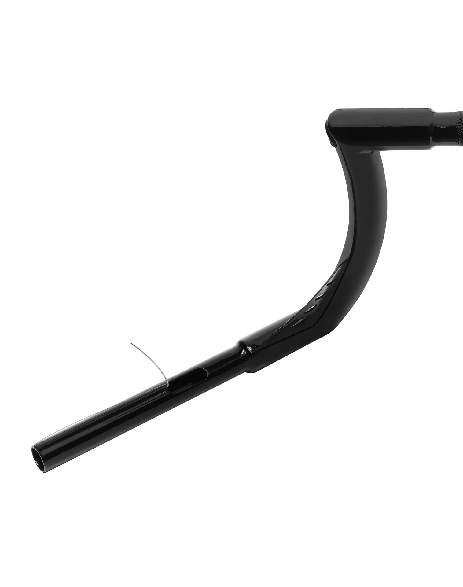Viking Iron Born 12" Handlebar For Harley Sportster 883 Iron XL883N Gloss Black - Image 5