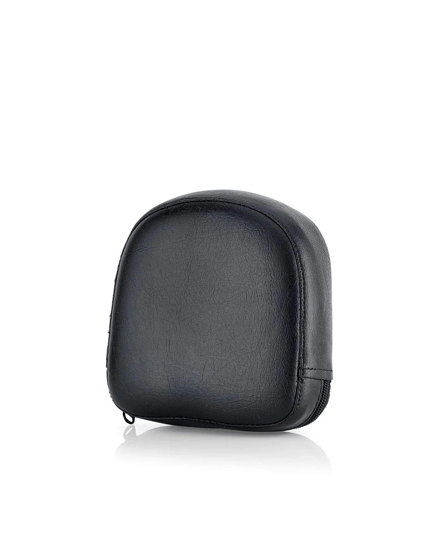 Viking Iron Born Plain Leather Short Motorcycle Backrest Pad for Indian Foldable Sissy Bar