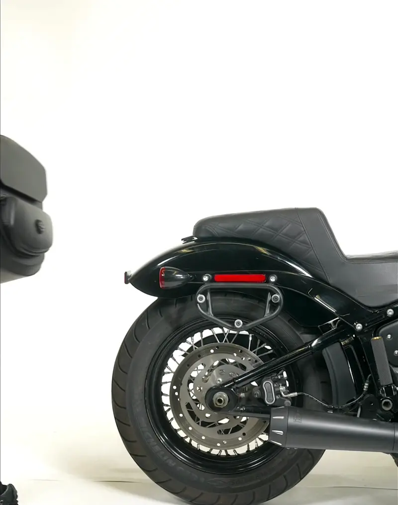 24L - Ironclad Quick-Mount Medium Ducati Scrambler 1100/Special/Sport Leather Wrapped Hard Saddlebags - Image 6