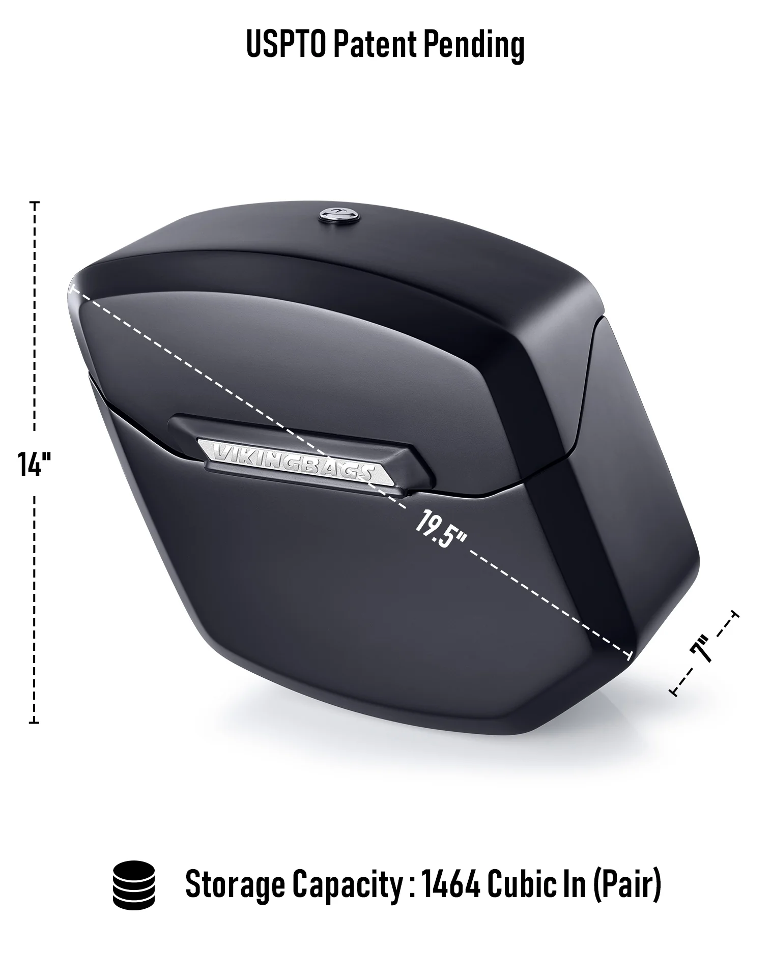 24L - Ironclad Quick-Mount Medium BMW R18 Matte Hard Saddlebags - Image 3