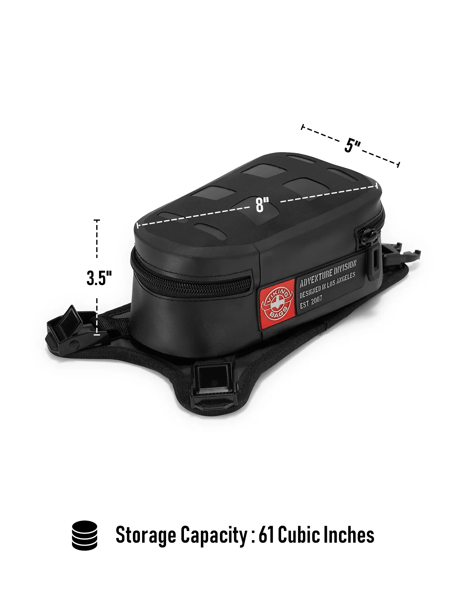 1L - Odyssey Suzuki Adventure Touring Tank Bag - Image 8