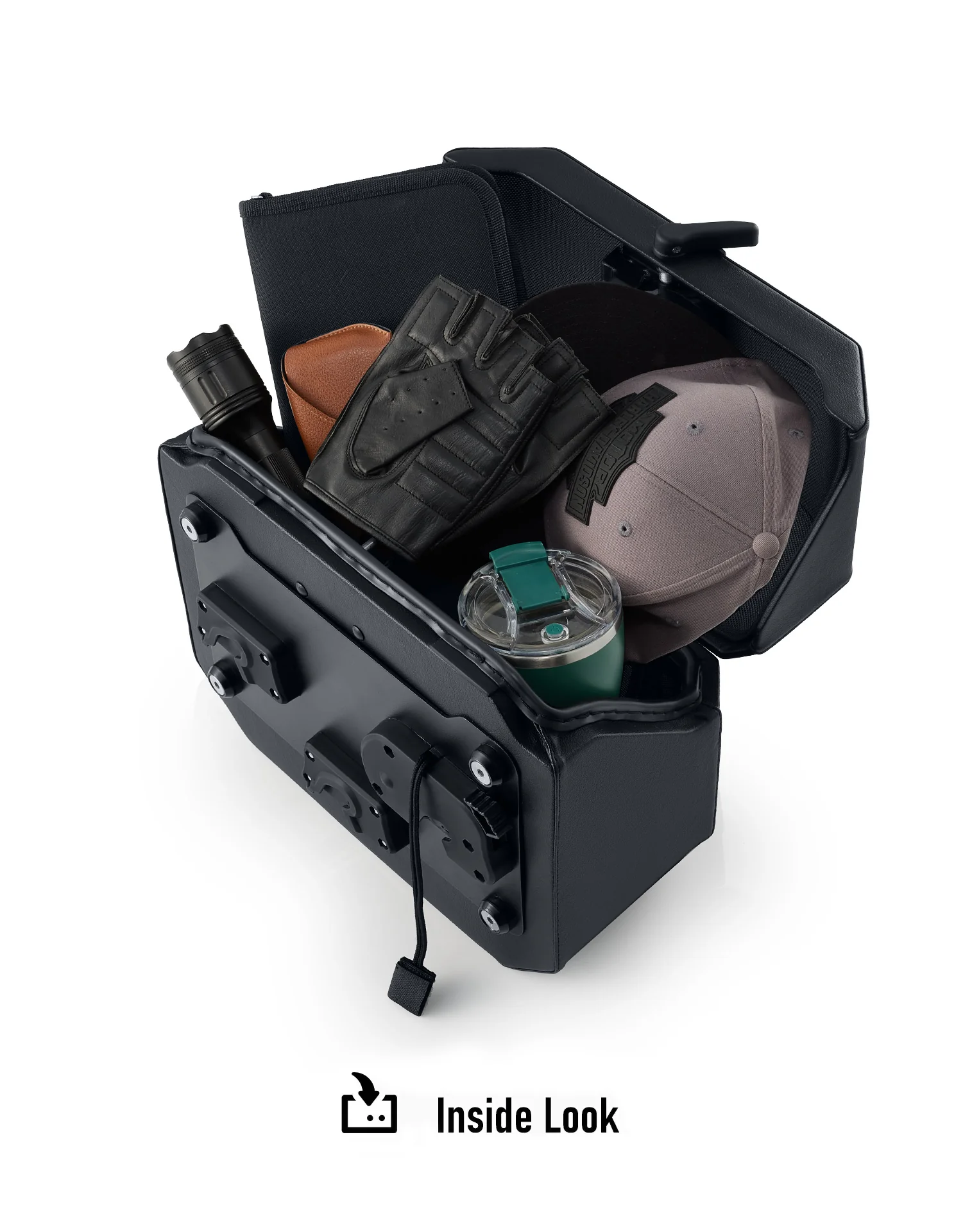 10L - Outlaw Quick Mount Small Triumph Scrambler Hard Solo Saddlebag (Left Only) - Image 8