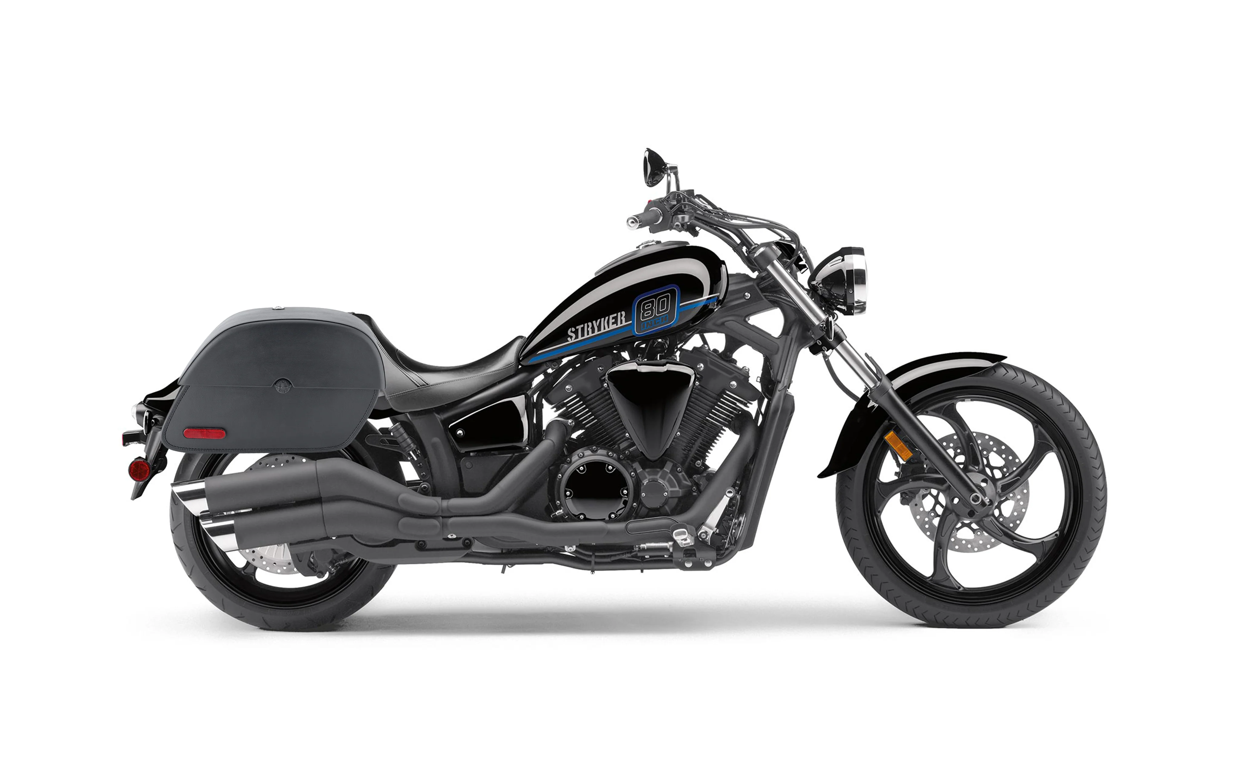 28L - Panzer Medium Hard Mount Yamaha Stryker Motorcycle Saddlebags - Image 2