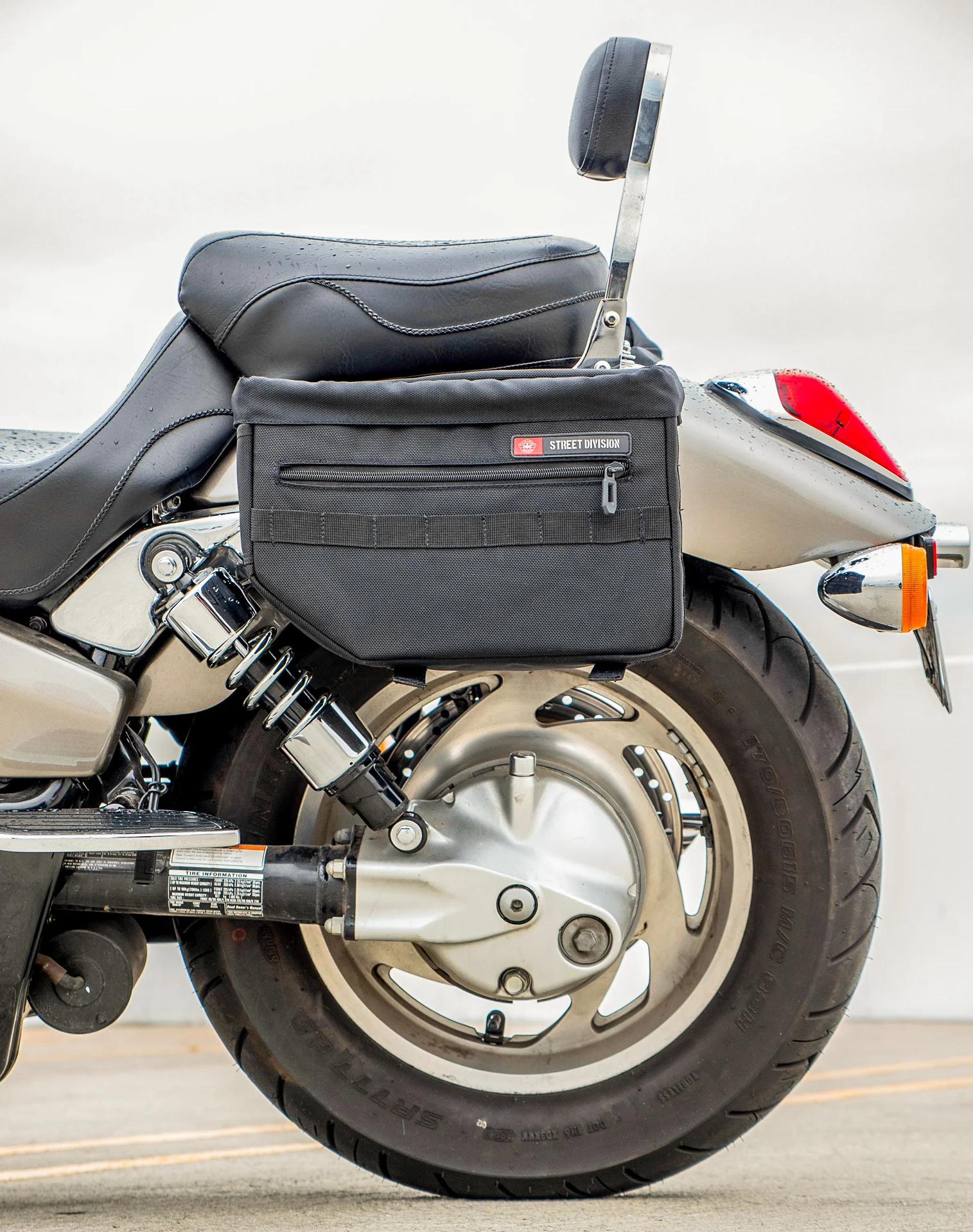 18L - Patriot Medium Honda VTX 1300 C Motorcycle Throw Over Saddlebags - Image 4