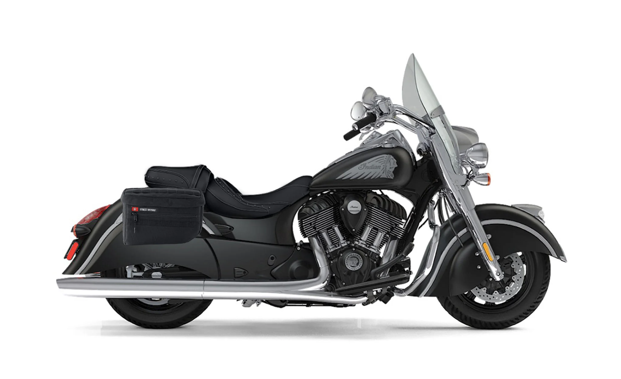 18L - Patriot Medium Indian Springfield Motorcycle Throw Over Saddlebags - Image 2
