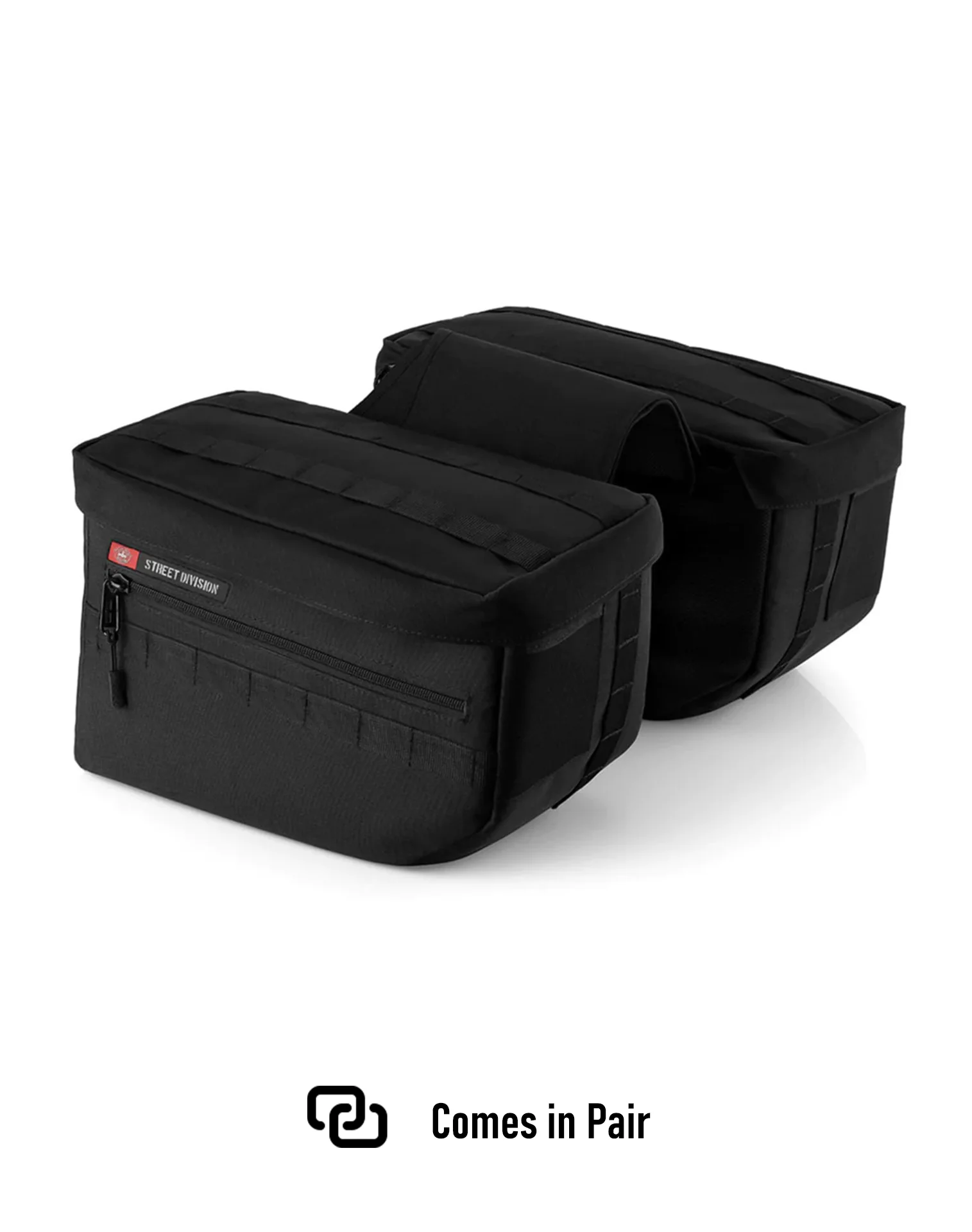 18L - Patriot Medium Kawasaki Eliminator 125 BN125 Motorcycle Throw Over Saddlebags - Image 5