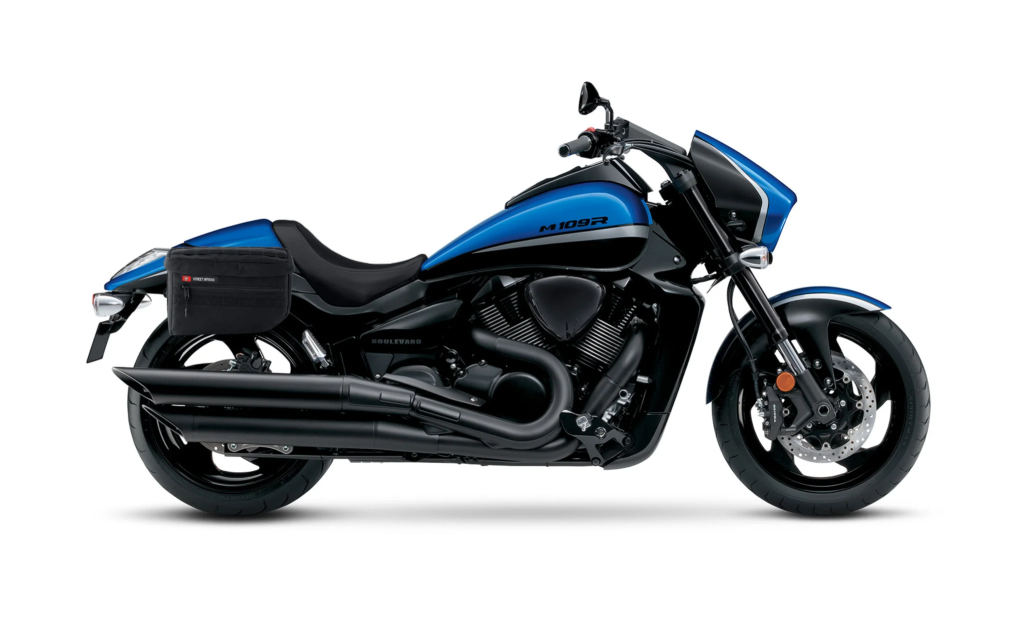 18L - Patriot Medium Suzuki Boulevard M109 VZR1800 Motorcycle Throw Over Saddlebags - Image 2