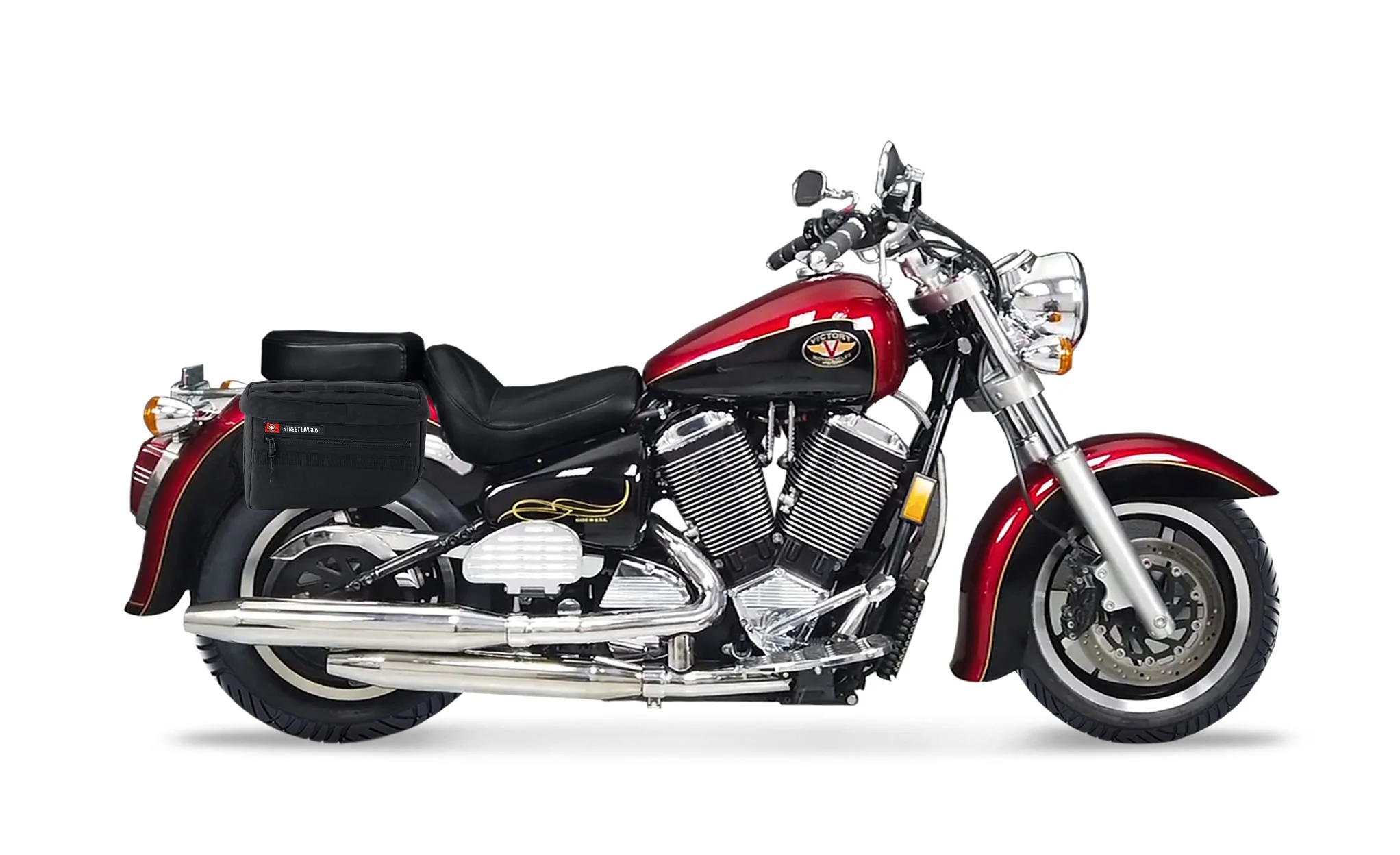 18L - Patriot Medium Victory V92C Motorcycle Throw Over Saddlebags - Image 2