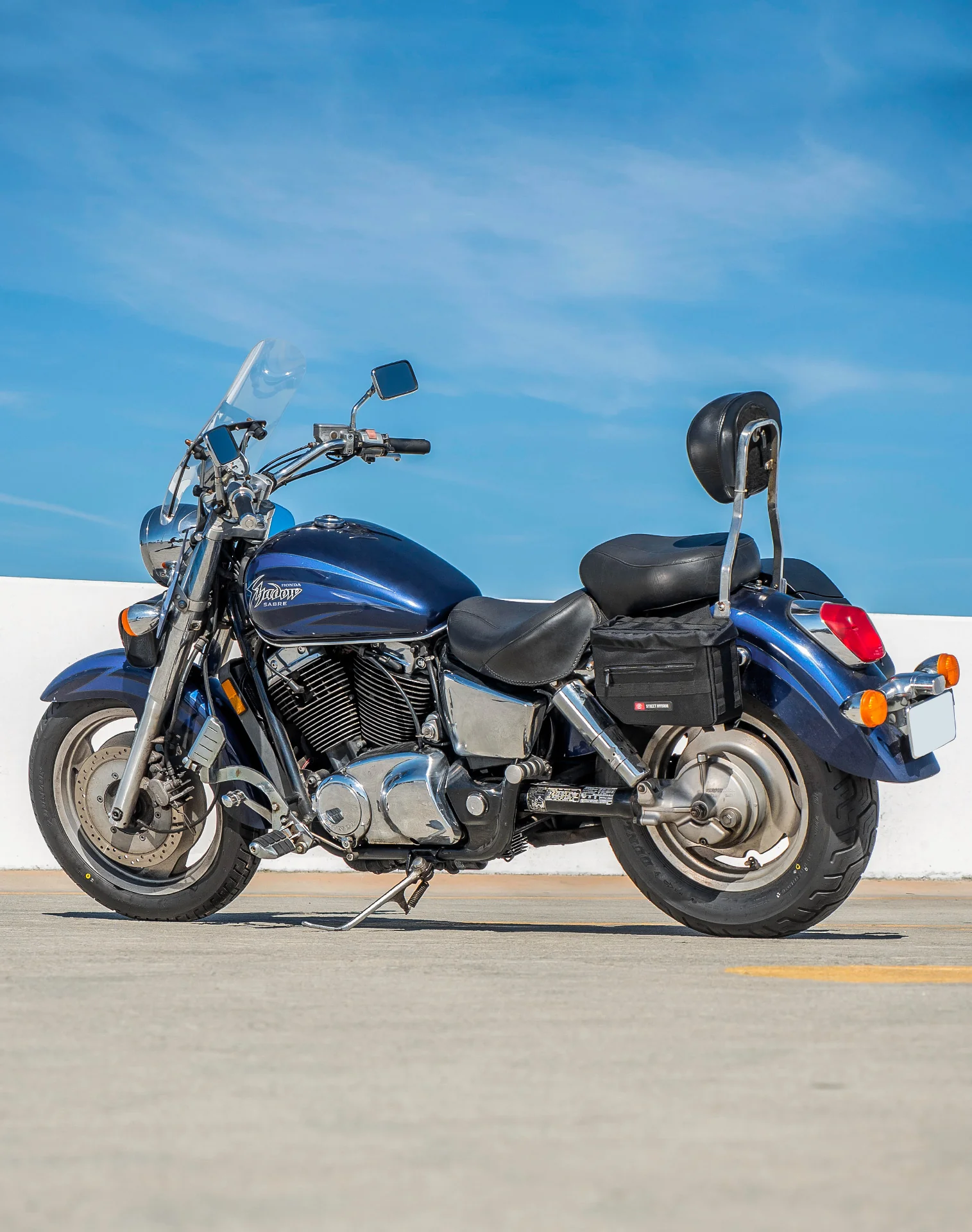 10L - Patriot Small Honda Shadow 1100 Sabre Throw Over Saddlebags - Image 3