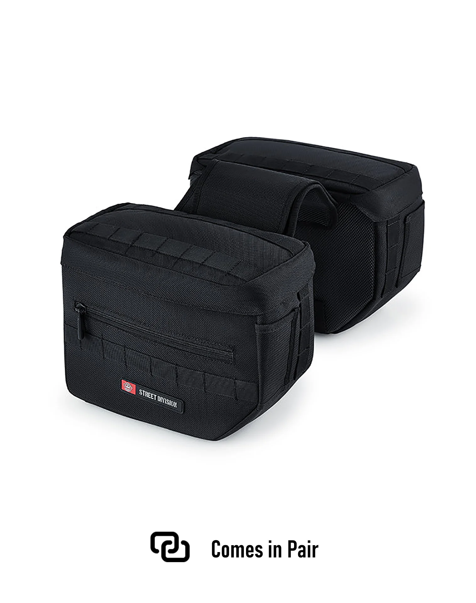 10L - Patriot Small Throw Over Saddlebags for Harley Softail Low Rider FXLR - Image 5