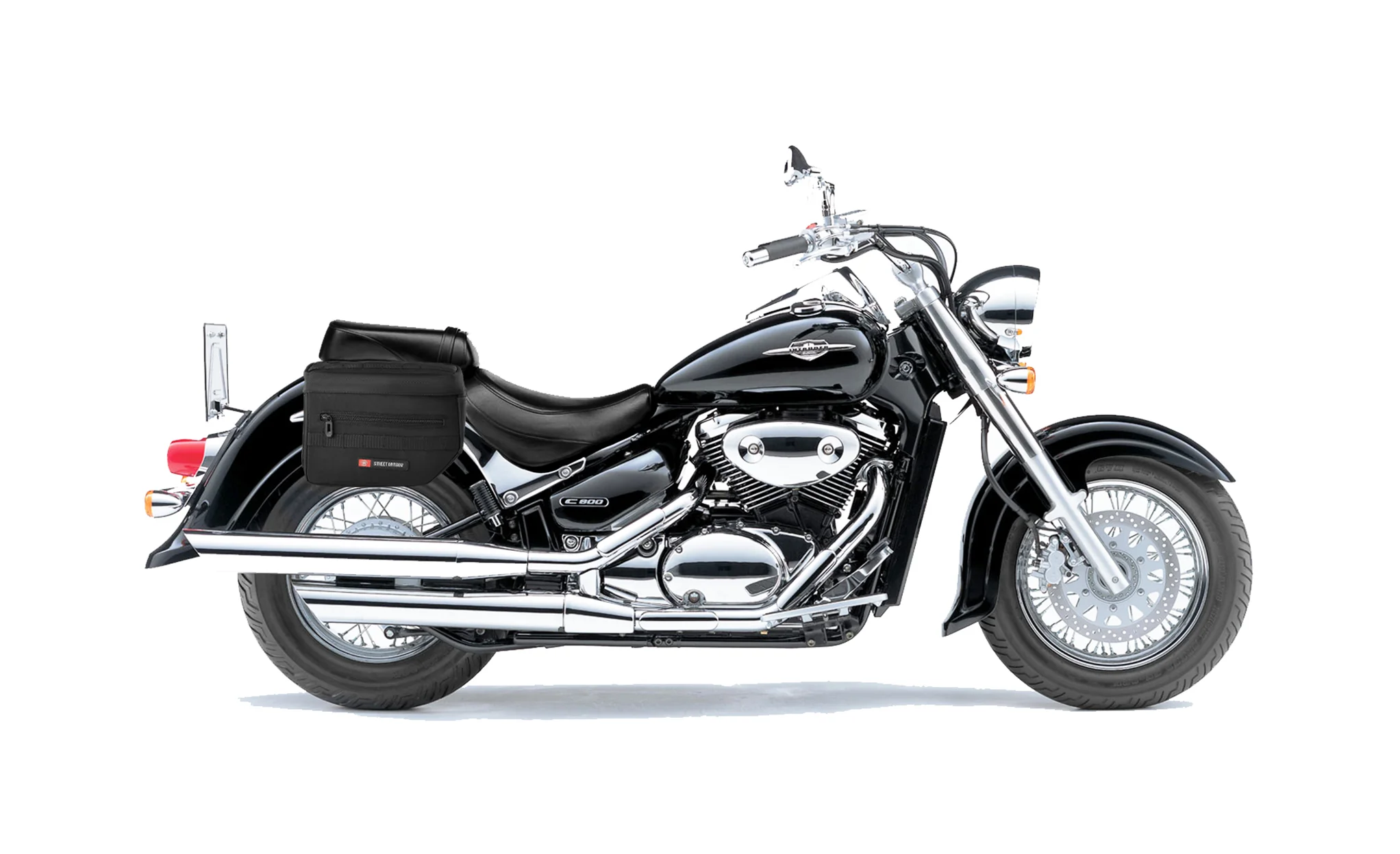 10L - Patriot Small Suzuki Volusia 800 Throw Over Saddlebags - Image 2