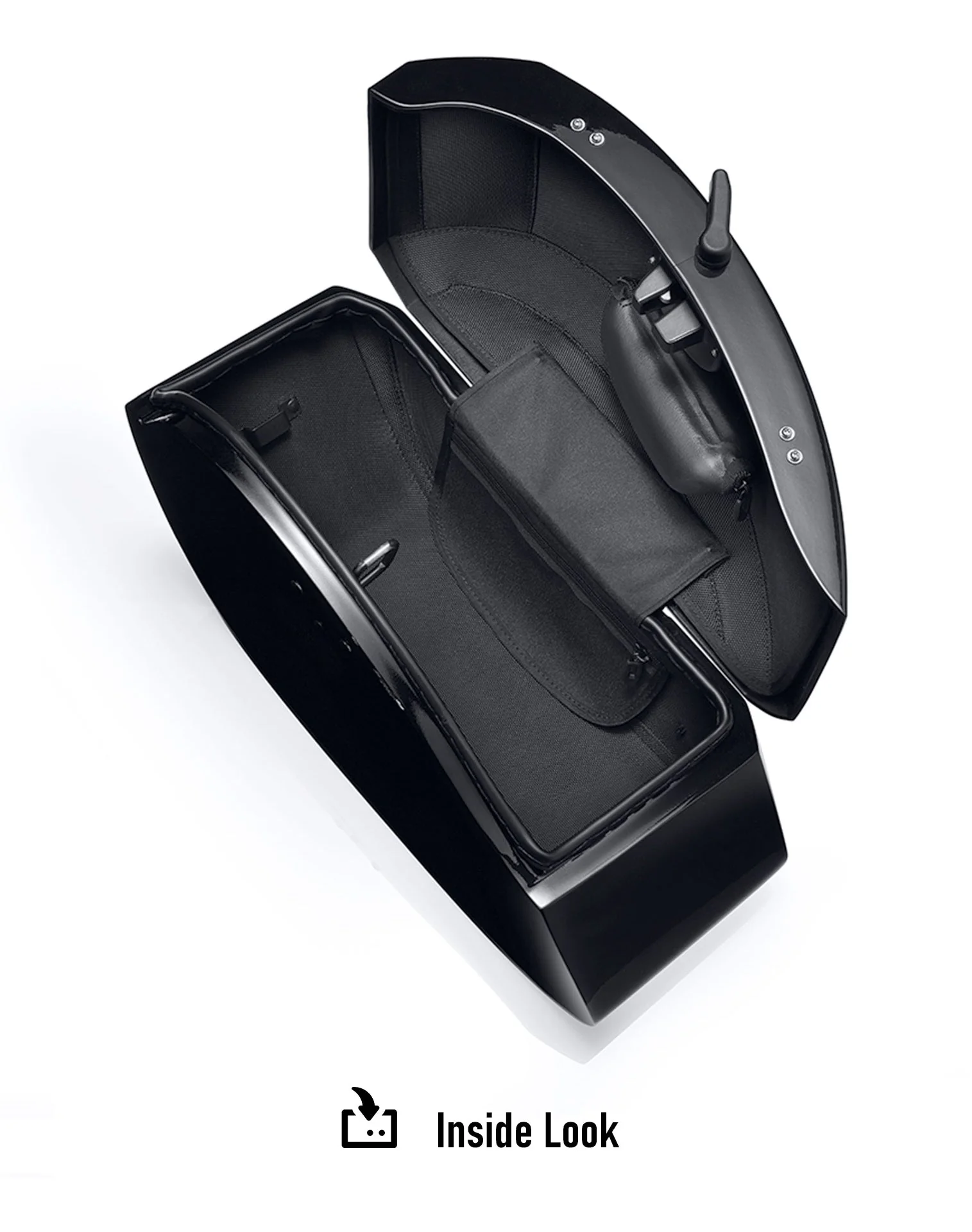 28L - Phantom Large Indian Scout Sixty Painted Motorcycle Hard Saddlebags - Image 7
