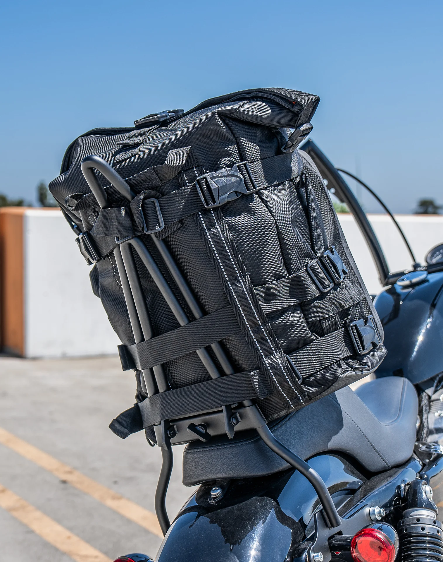 32L - Renegade XL Indian Motorcycle Sissy Bar Bag - Image 5