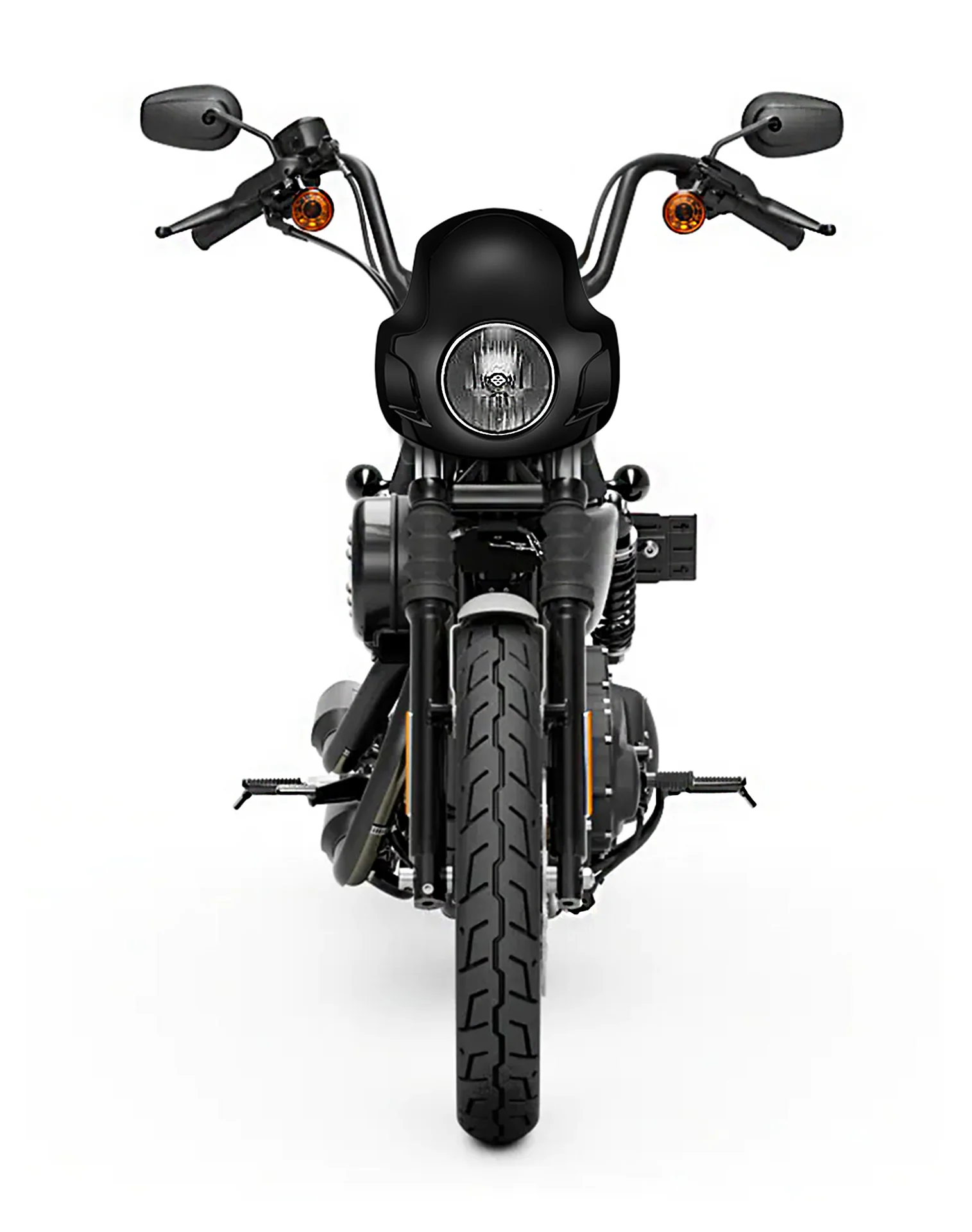 Viking Strider Sport Motorcycle Fairing For Harley Sportster Iron 1200 Gloss Black - Image 3