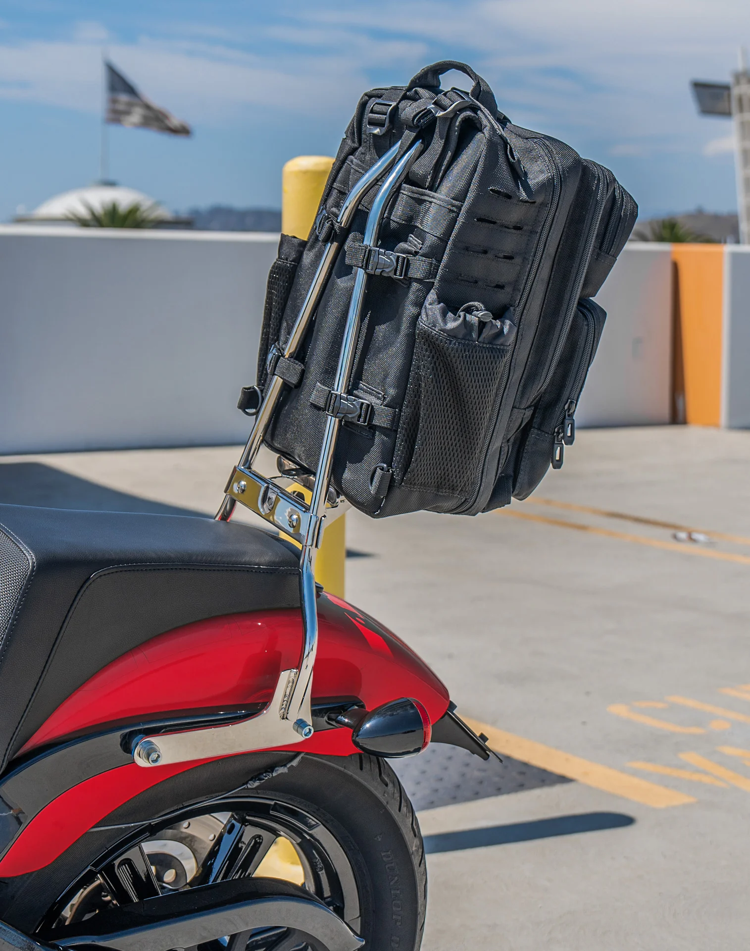 45L - Tactical XL Indian Motorcycle Tail Bag - Image 5