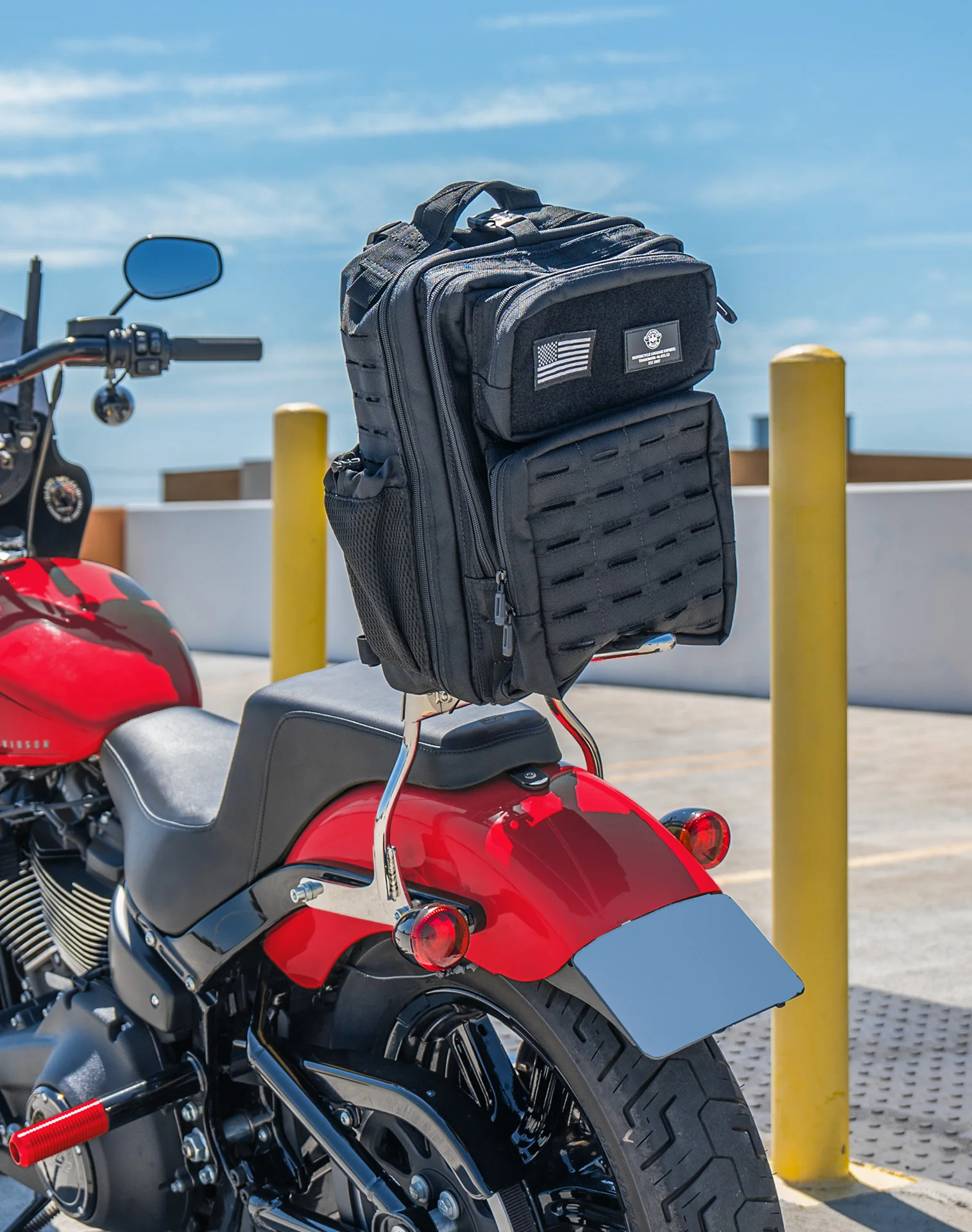 45L - Tactical XL Triumph Motorcycle Tail Bag - Image 4