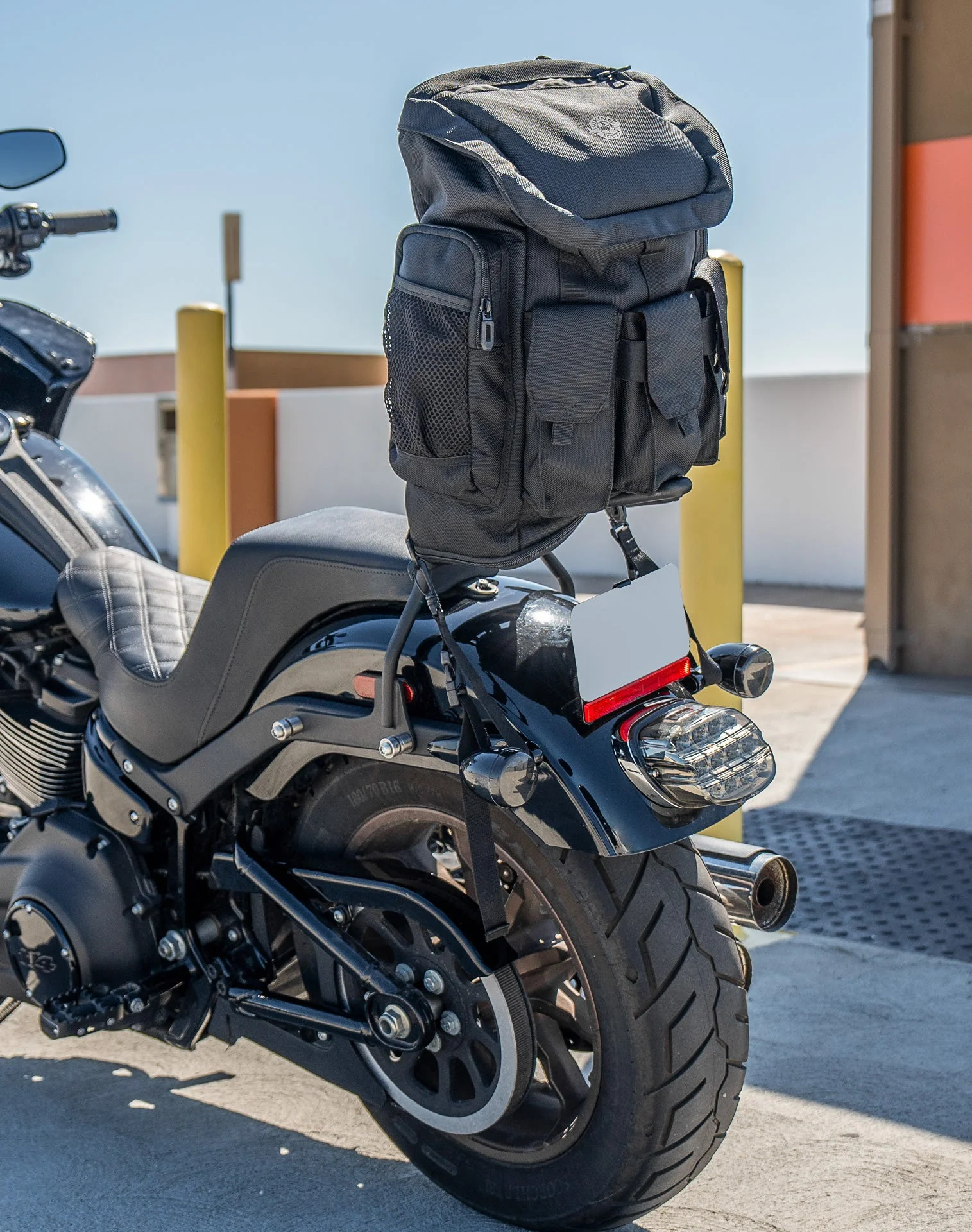 32L - Trident Large Indian Motorcycle Tail Bag - Image 3