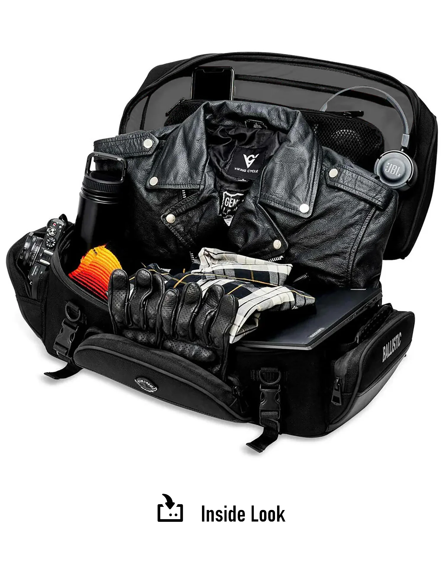 42L - Voyage Elite XL Victory Motorcycle Luggage Rack Bag - Image 9
