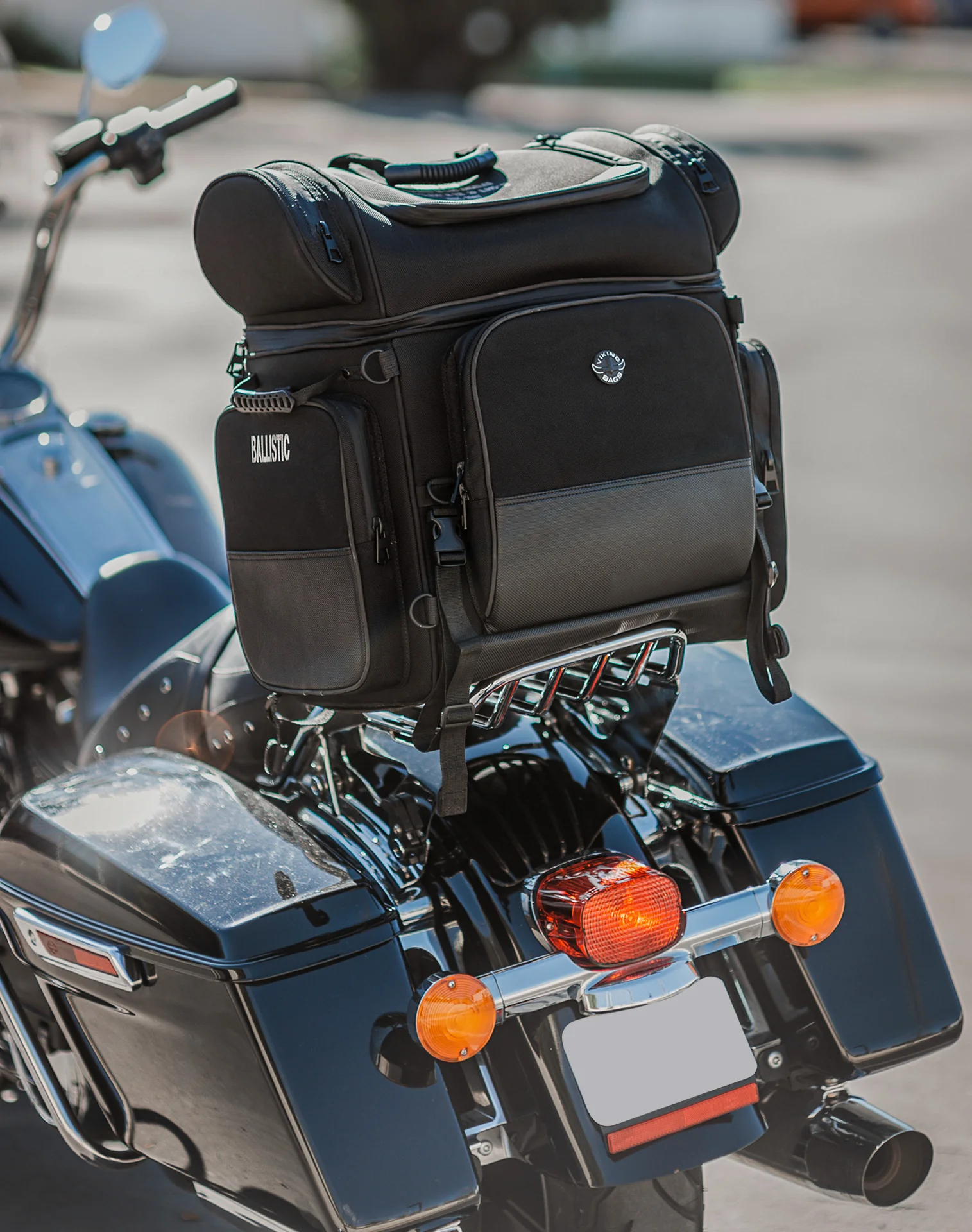 57L - Voyage Premium XL Suzuki Motorcycle Tail Bag - Image 5