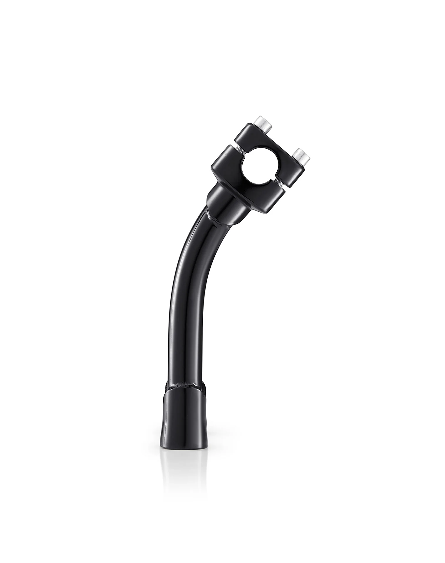 Viking Warlock 8" Pullback Handlebar Risers for Harley Dyna Low Rider FXDL/I Gloss Black - Image 7