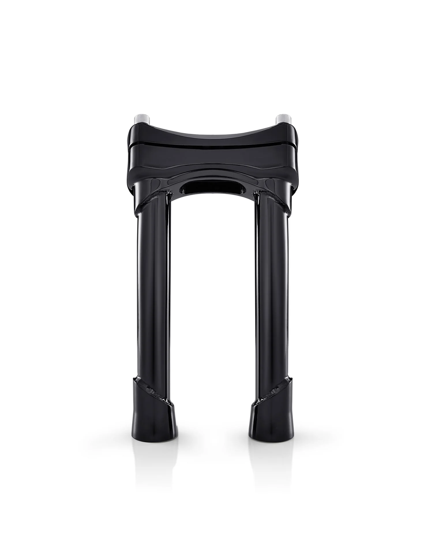 Viking Warlock 8" Pullback Handlebar Risers for Harley Dyna Switchback FLD Gloss Black - Image 6